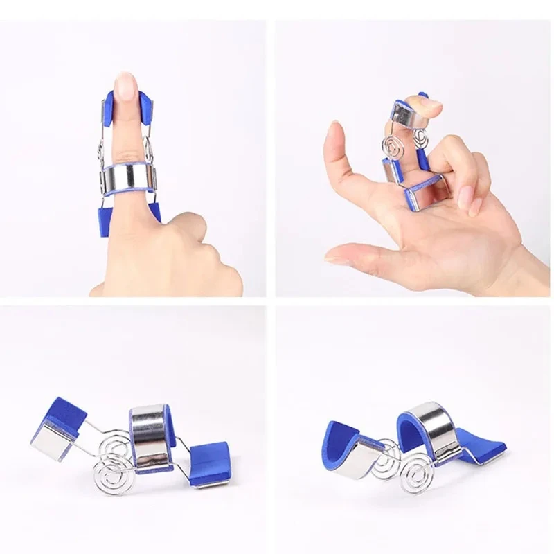 Spring Assisted Finger Extension Splint for Stroke Recovery Arthritis Therapy and Joint Rehabilitation