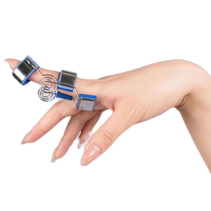 Spring Assisted Finger Extension Splint for Stroke Recovery Arthritis Therapy and Joint Rehabilitation
