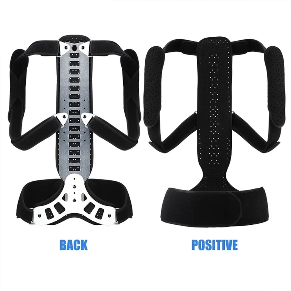 Adjustable Back Brace Posture Corrector Spine Support Trainer For Men And Women With Breathable Com 3