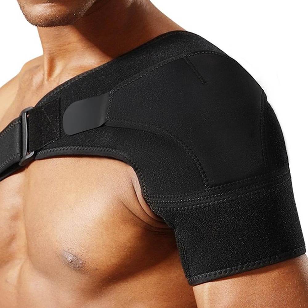 Adjustable Shoulder Brace Support Sleeve for Rotator Cuff Support and AC Joint Relief Stability Wrap