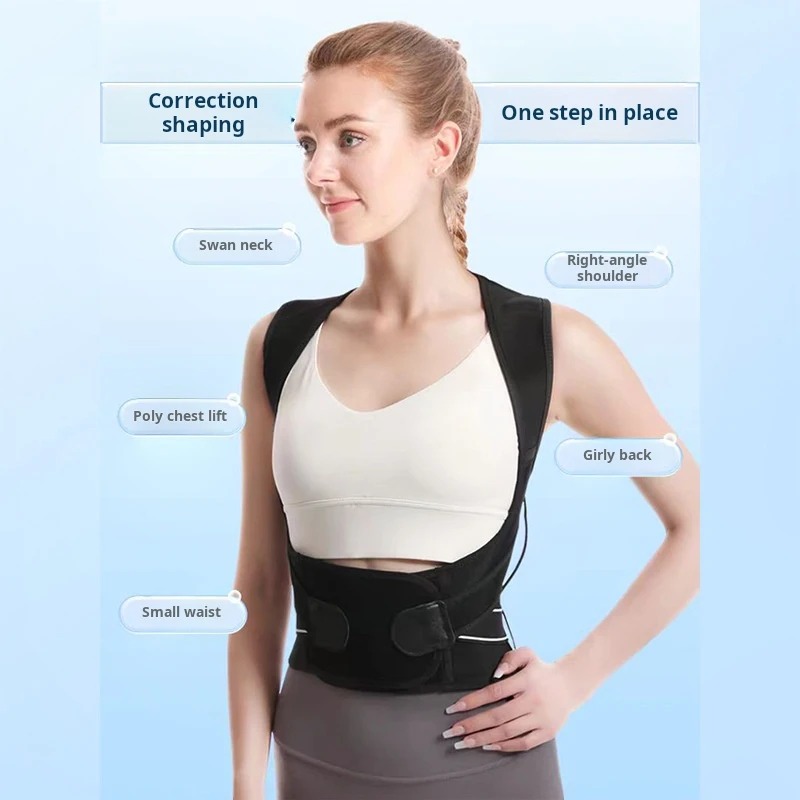 Adjustable Posture Corrector Brace With Thoracic Support For Neck Shoulder Pain Relief And Back Ali 1