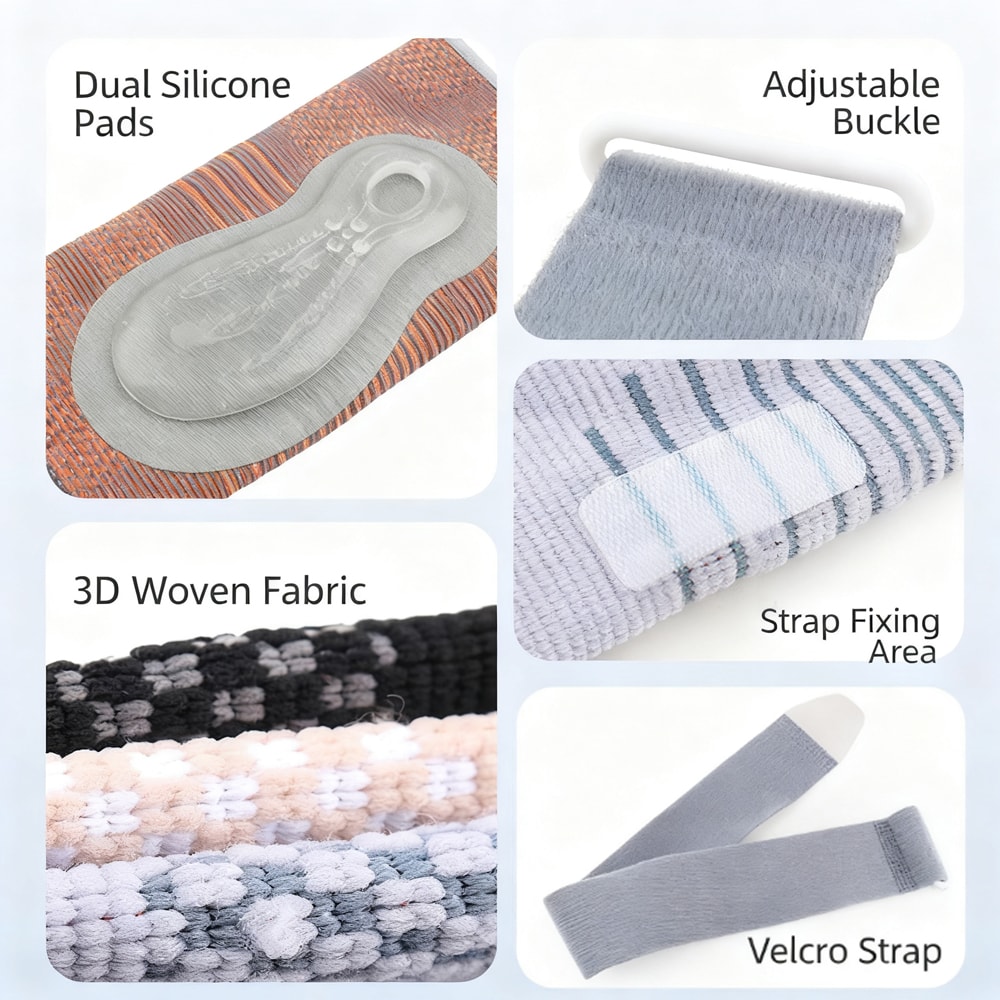 Dual Gel Pad Tennis Elbow Brace Adjustable Compression Elbow Sleeve For Tendonitis Support And Spor 2