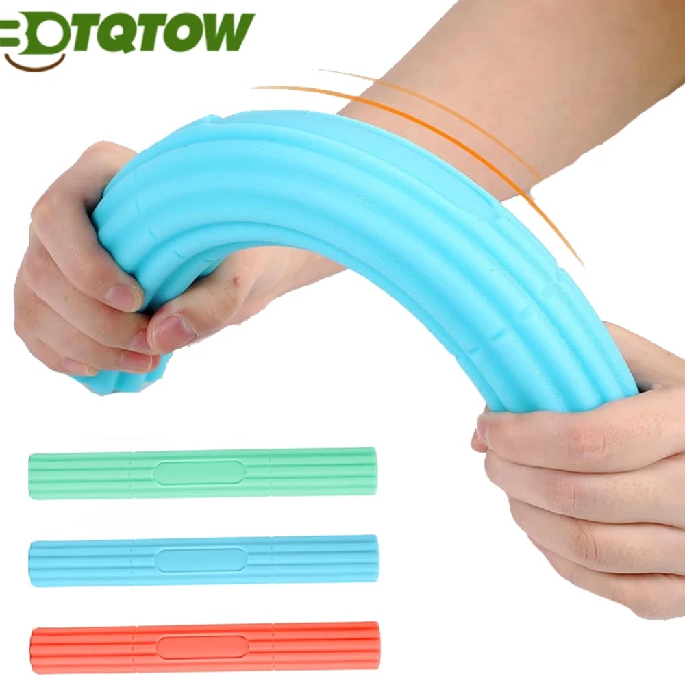 Flex Therapy Bar Forearm Strengthener for Tennis Elbow Therapy Bar Grip Training and Wrist Pain Relief