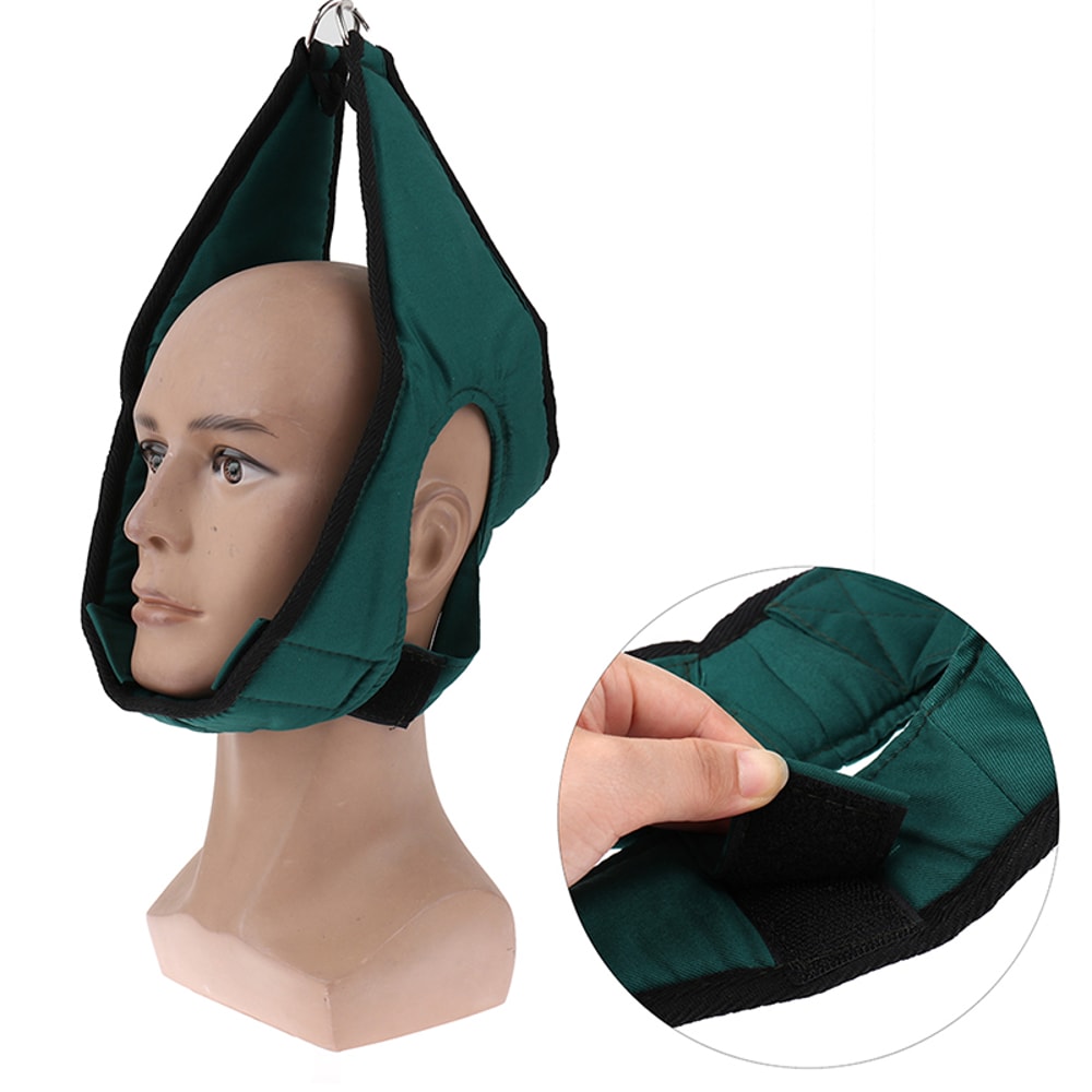 Hanging Neck Traction Belt Posture Corrector Support Neck Stretching Device Pain 2