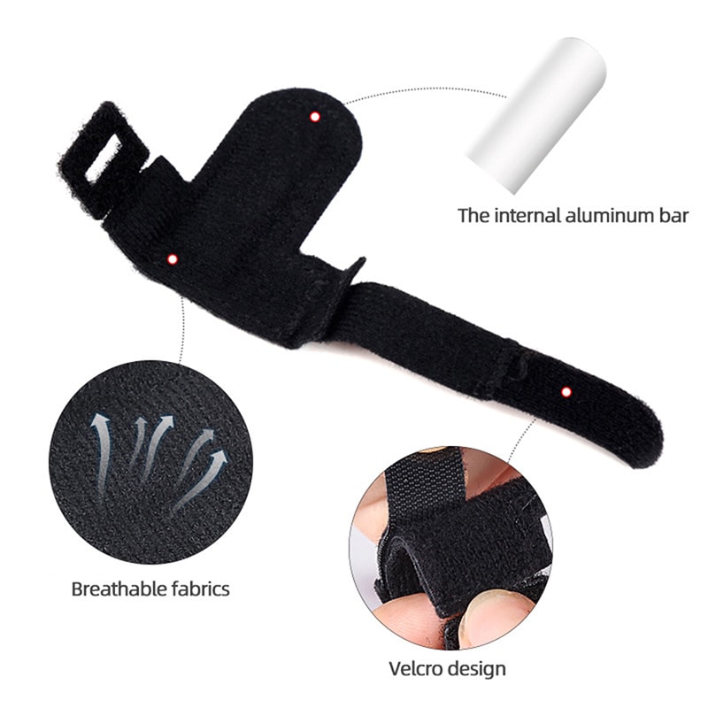 Adjustable Trigger Finger Splint Pain Relief Brace With Aluminum Support Straightener For Arthritis 2