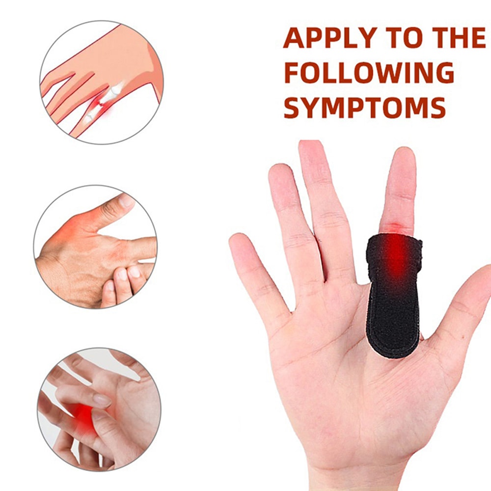 Adjustable Trigger Finger Splint Pain Relief Brace With Aluminum Support Straightener For Arthritis 4