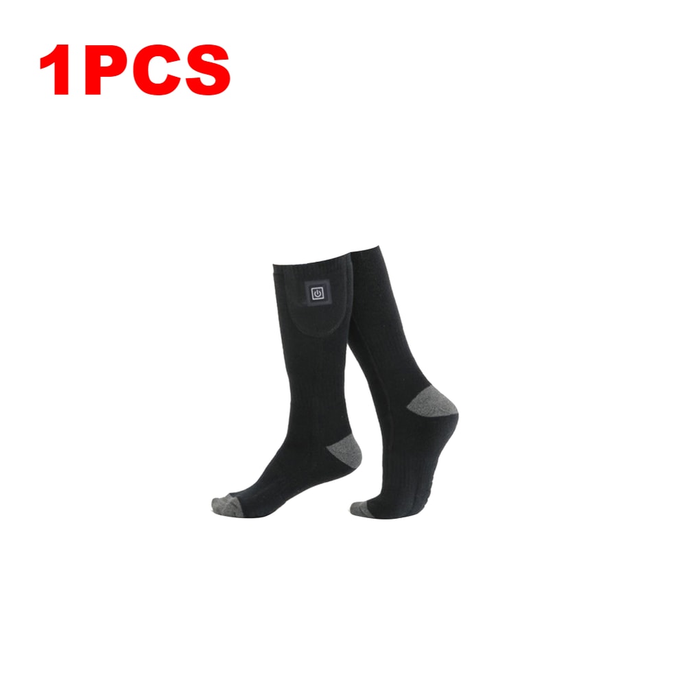 Electric Heated Socks For Winter Skiing Hiking Anti Slip Thermal Foot Warmer Socks 6