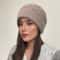 Double Layer Winter Knit Beanie With Ear Protection Soft Warm Womens Stacking Hat 0