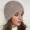 Double Layer Winter Knit Beanie With Ear Protection Soft Warm Womens Stacking Hat 1