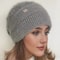 Double Layer Winter Knit Beanie With Ear Protection Soft Warm Womens Stacking Hat 3