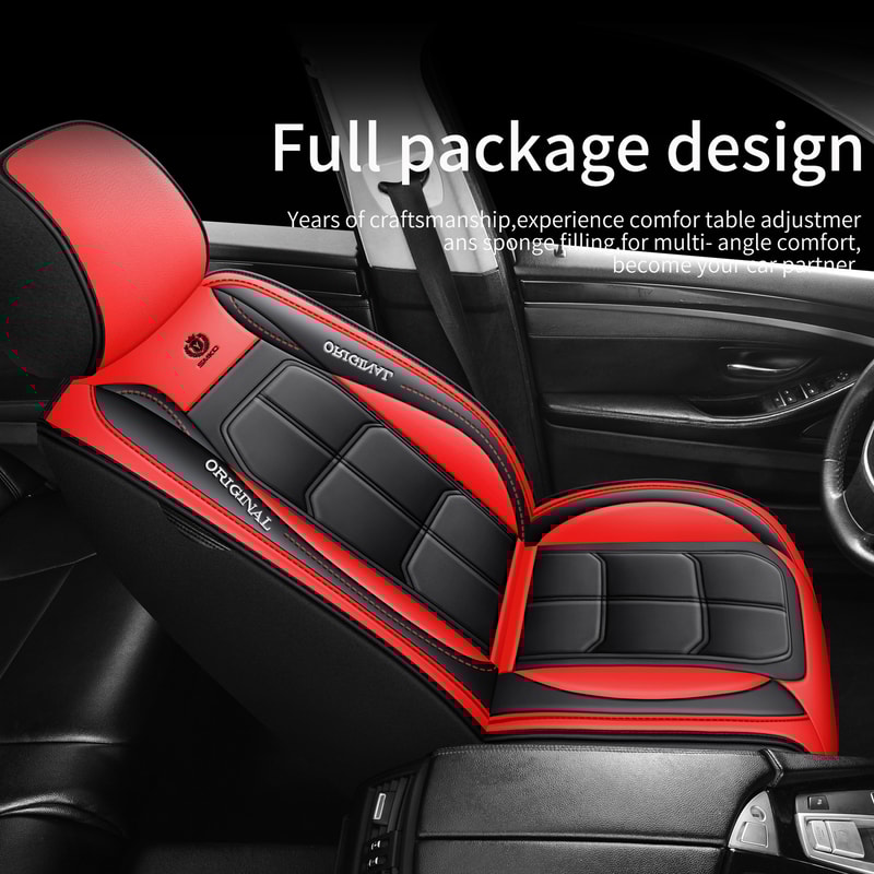 Luxury Universal Car Seat Cover PU Leather Soft Cushion Protector All Season Car Seat Protector Pad 2