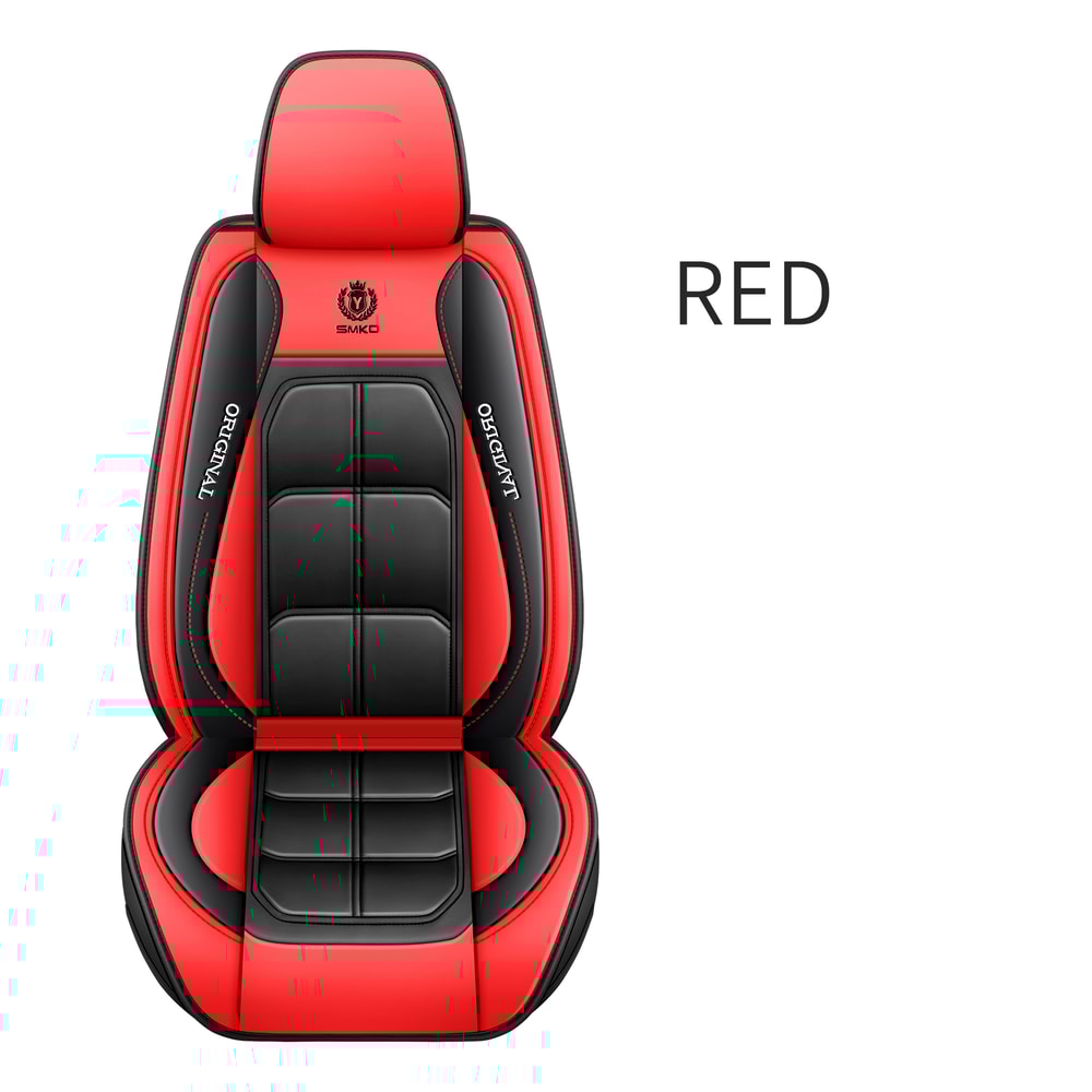 Luxury Universal Car Seat Cover PU Leather Soft Cushion Protector All Season Car Seat Protector Pad 9