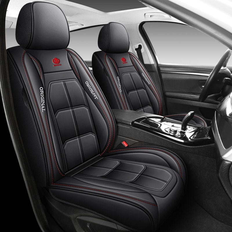 Luxury Universal Car Seat Cover PU Leather Soft Cushion Protector All Season Car Seat Protector Pad 0