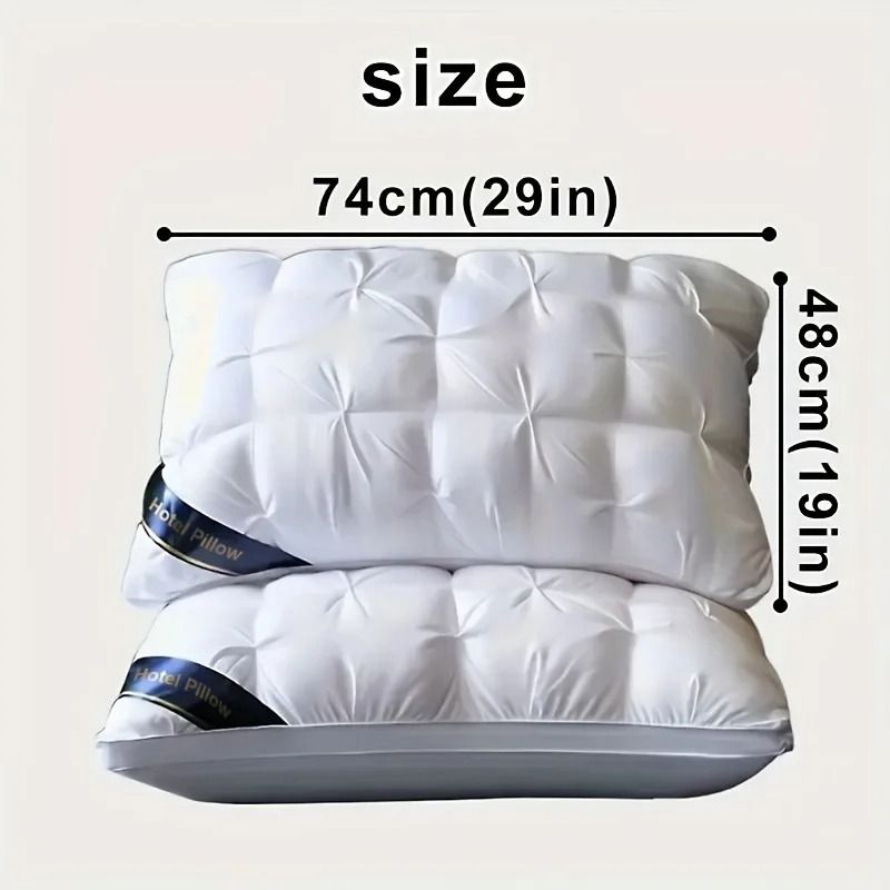 Luxury Hotel Quality Bed Pillows Soft Supportive Sleeping Pillows For Side Back And Stomach Sleeper 5