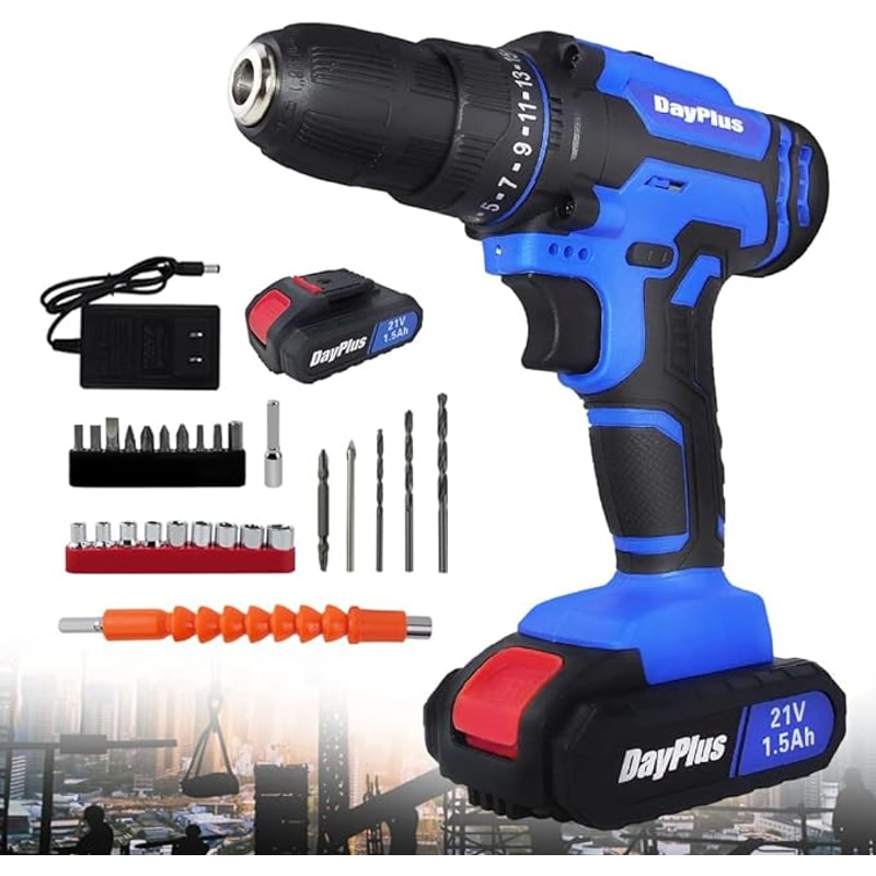 Cordless Drill Driver Kit Compact Electric Power Drill For DIY Repairs And Home Projects 6