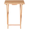 Solid Rubberwood Folding TV Tray Table Portable Space Saving Snack And Laptop Side Table 2