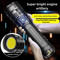 Rechargeable Tactical Flashlight With Long Range Beam And USB C Emergency Spotlight 2