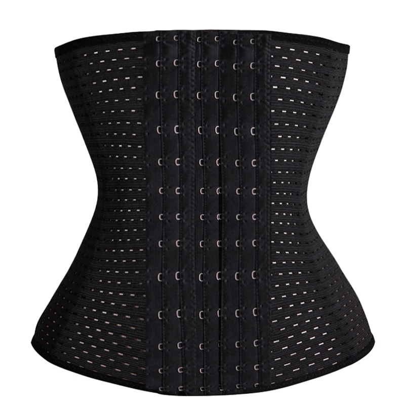 Women Slimming Waist Trainer Belt Tummy Control Body Shaper Corset With Adjustable Hooks 6