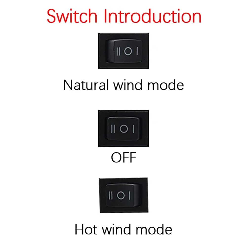 Portable Lithium Battery Hot And Cold Fan Heater Dual Mode USB Hand Warmer Blower 4