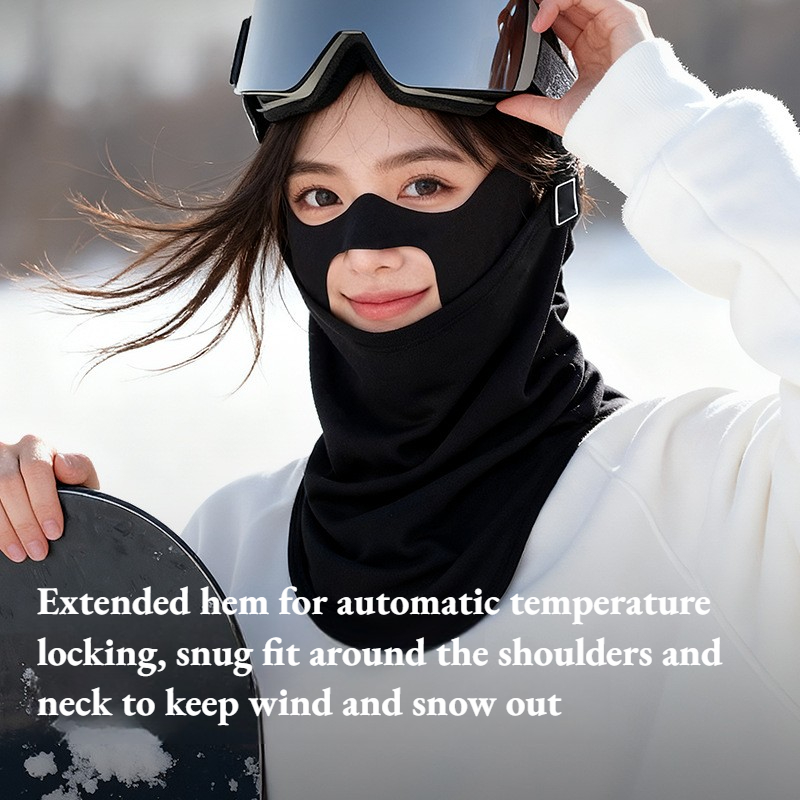ArcticShield Thermal Ski Mask Windproof Fleece Balaclava Face Mask With Anti UV Breathable Full Fac 4