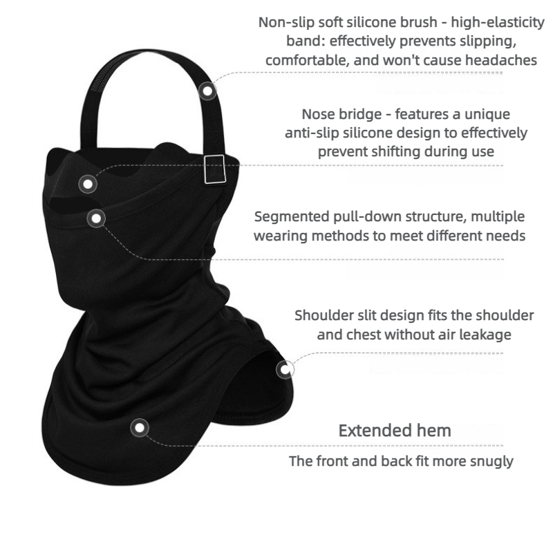 ArcticShield Thermal Ski Mask Windproof Fleece Balaclava Face Mask With Anti UV Breathable Full Fac 1