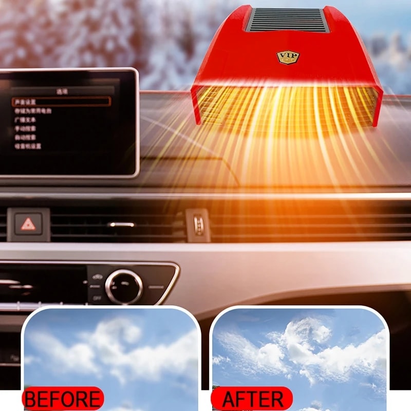 Portable Car Heater Defroster With 360 Rotation Warm Air Fan 1