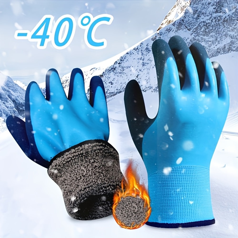 ArcticGrip Pro Waterproof Winter Work Gloves Thermal Insulated Mechanical Gloves For Cold Weather 1
