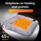 Graphene Heated Car Seat Cushion USB Quick Heat Plush Pad For Winter Driving Home Office Comfort 1