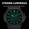 Classic Square Dial Mens Quartz Watch Waterproof Luminous Date Business Wristwatch For Modern Style 2