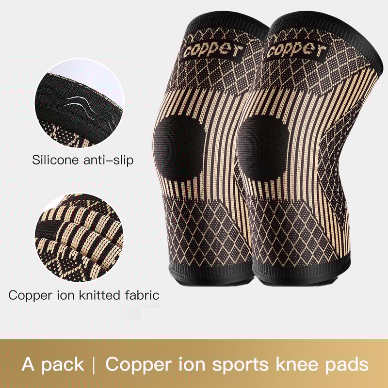 Copper Infused Knee Compression Sleeve For Arthritis Support And Sports Pain Relief 10
