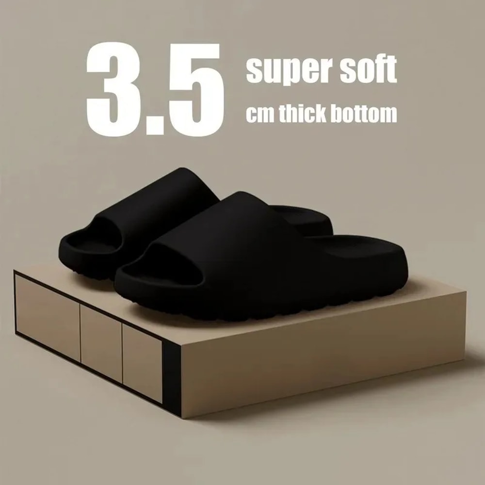 Cloud Comfort EVA Thick Sole Slides Anti Slip Lightweight Beach Sandals For Men And Women 6