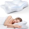 Cooling Ergonomic Neck Support Pillow Memory Foam Cervical Pillow For Pain Relief And Deep Sleep Co 6