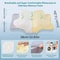Cooling Ergonomic Neck Support Pillow Memory Foam Cervical Pillow For Pain Relief And Deep Sleep Co 5