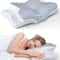 Cooling Ergonomic Neck Support Pillow Memory Foam Cervical Pillow For Pain Relief And Deep Sleep Co 8