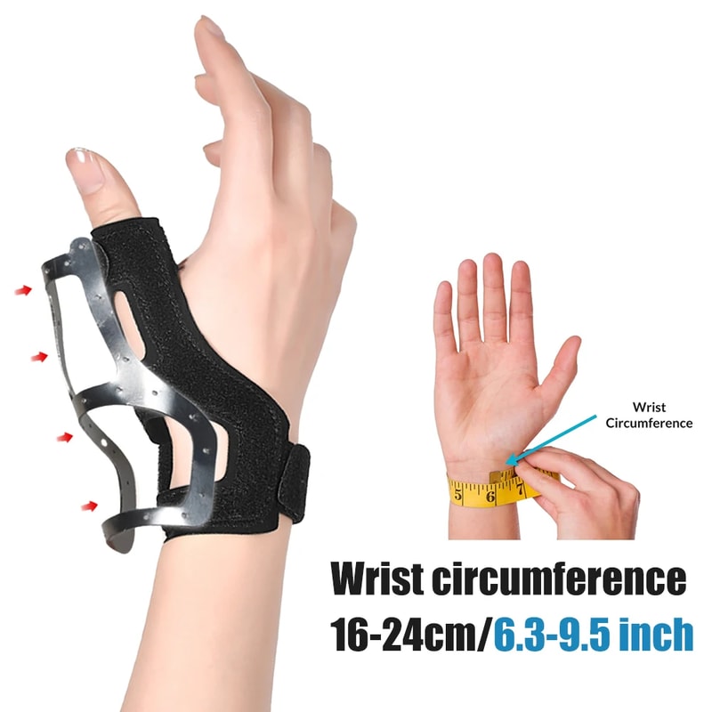 Waterproof Thumb Support Brace Adjustable Thumb Stabilizer Splint For Pain Relief And Daily Protect 3