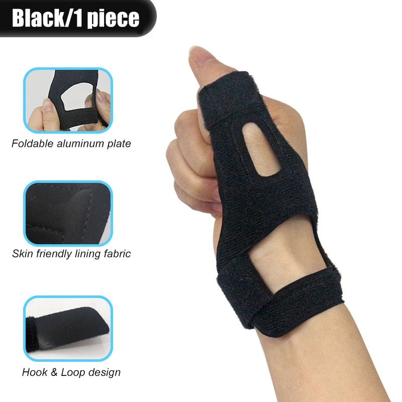 Waterproof Thumb Support Brace Adjustable Thumb Stabilizer Splint For Pain Relief And Daily Protect 5