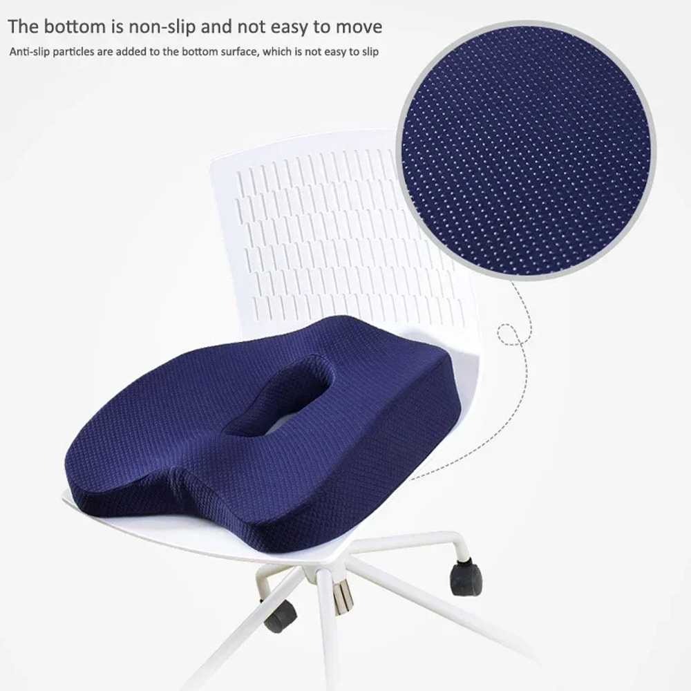 Orthopedic Memory Foam Seat Cushion Set With Coccyx Support Cushion And Lumbar Support Cushion 3
