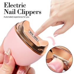 anti splash electric nail clipper safe baby and family automatic nail trimmer with hidden blade design