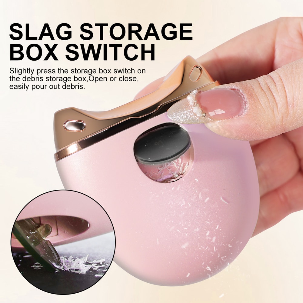 Anti Splash Electric Nail Clipper Safe Baby And Family Automatic Nail Trimmer With Hidden Blade Des 2