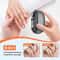 Rechargeable Electric Nail Clipper and Polisher with LED Light Dual Speed Automatic Nail Trimmer