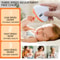 Electric Nail Trimmer With LED Light Rechargeable Baby Nail Trimmer Electric For Adults And Kids 4