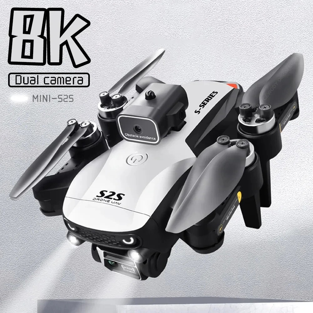S2S Foldable Mini Drone With Camera 8K HD Brushless Motor Quadcopter With Obstacle Avoidance Drone 2