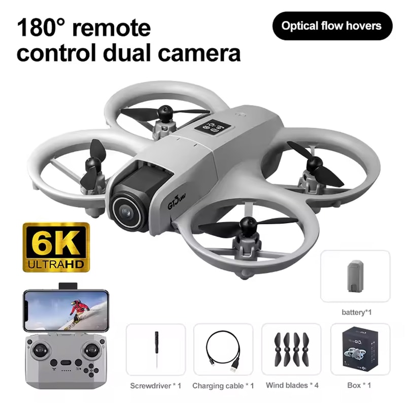 8K Camera Drone With Screen Controller Brushless Motor Quadcopter Mini Foldable UAV For Aerial Phot 6