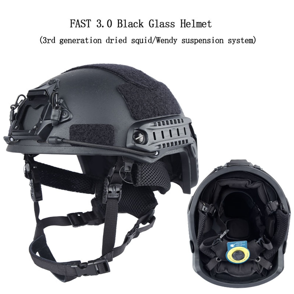 Fiberglass Tactical Helmet With Wendy Suspension System Lightweight Riot Training And Outdoor Prote 4