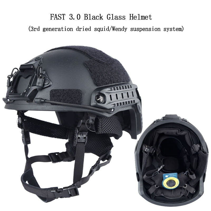 Fiberglass Tactical Helmet With Wendy Suspension System Lightweight Riot Training And Outdoor Prote 4