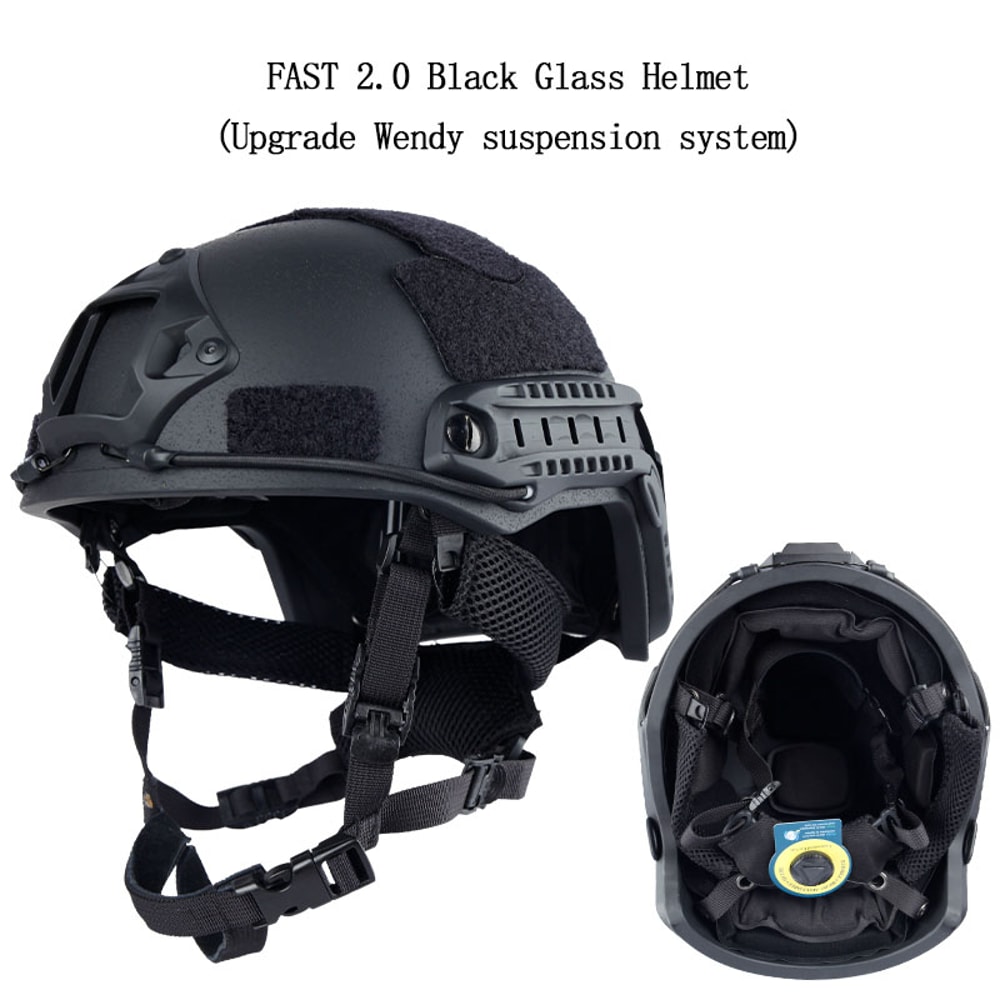 Fiberglass Tactical Helmet With Wendy Suspension System Lightweight Riot Training And Outdoor Prote 7