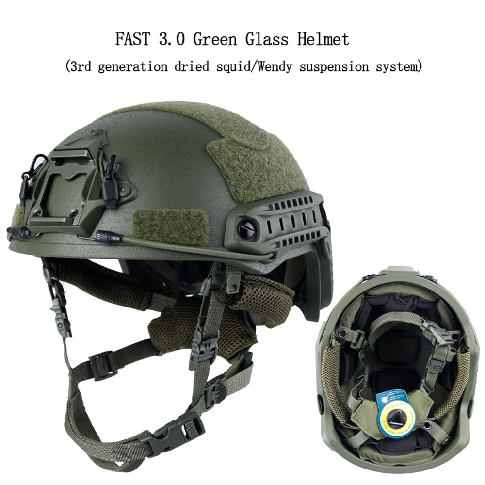 Fiberglass Tactical Helmet With Wendy Suspension System Lightweight Riot Training And Outdoor Prote 9