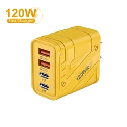 4 port usb c pd charger fast charging multiport adapter with quick charge 3.0 smart safety protection