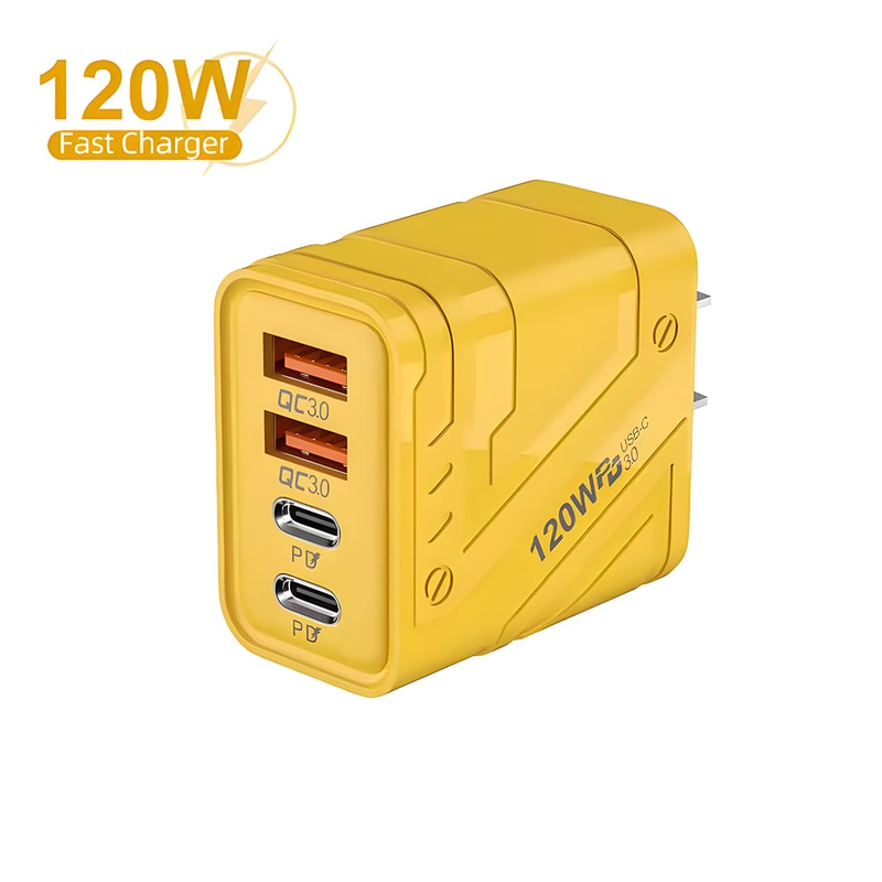 4 Port USB C PD Charger Fast Charging Multiport Adapter With Quick Charge 30 Smart Safety Protectio 0