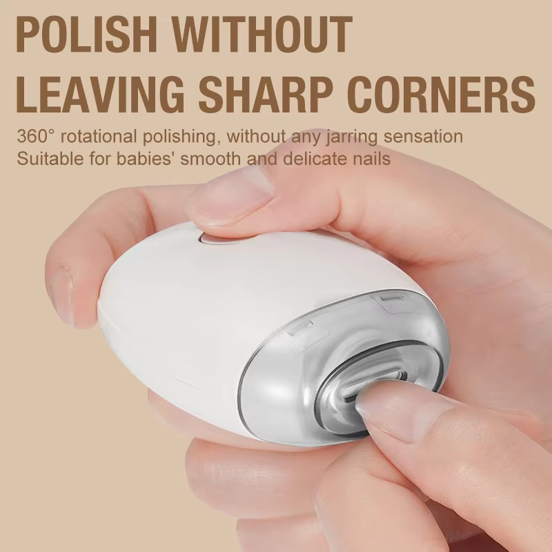 Electric Nail Clipper With LED Light Automatic Nail Grinder For Baby And Adults 4